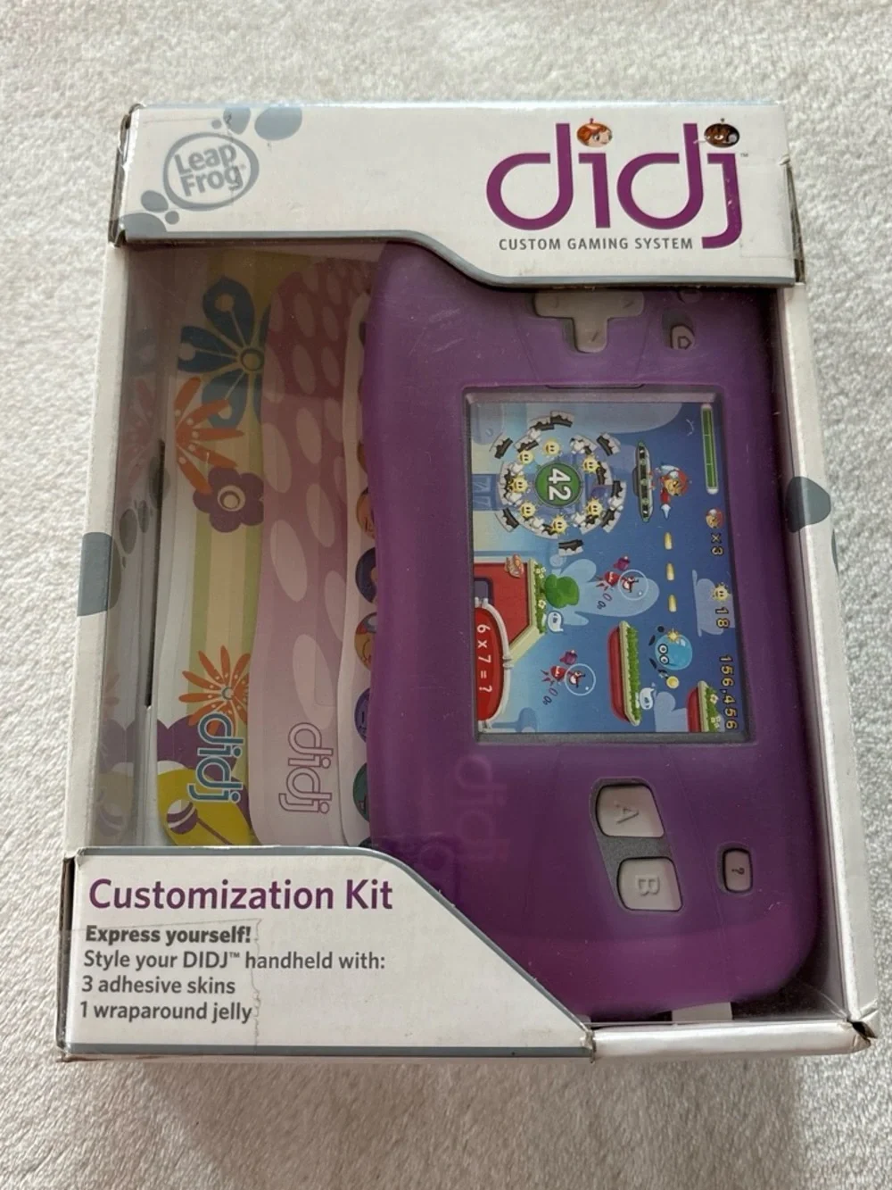 Y2K Vintage 2008 Leapfrog Digj Custom Gaming Skin 3 Pack NWT